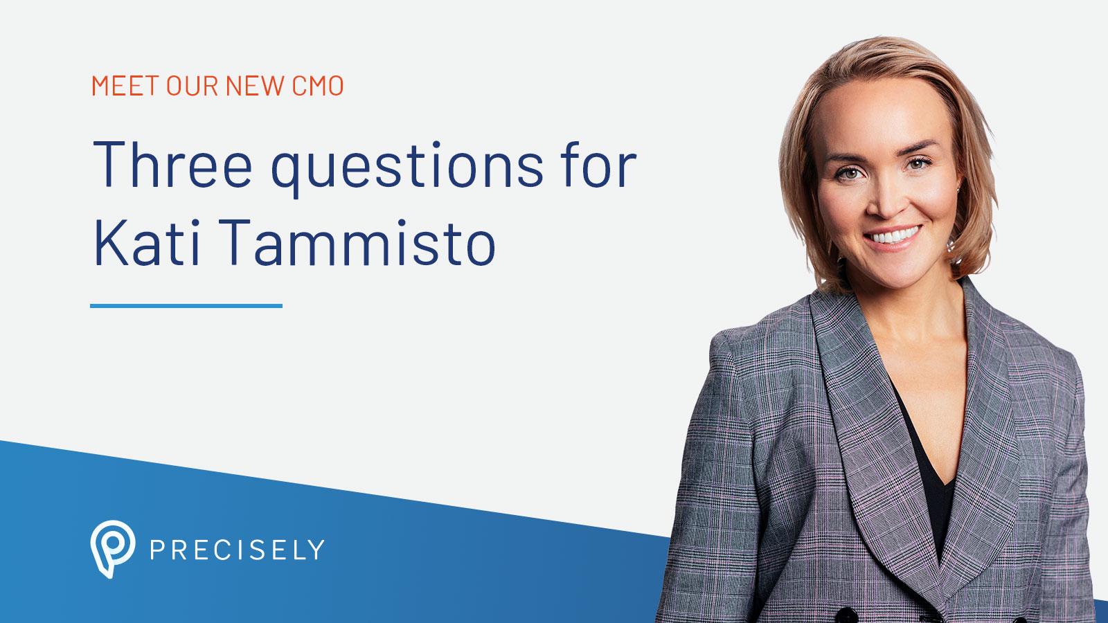 Kati Tammisto, CMO Precisely